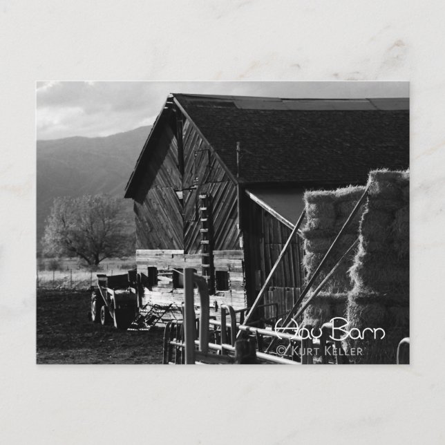 Hay Barn Postkarte (Vorderseite)