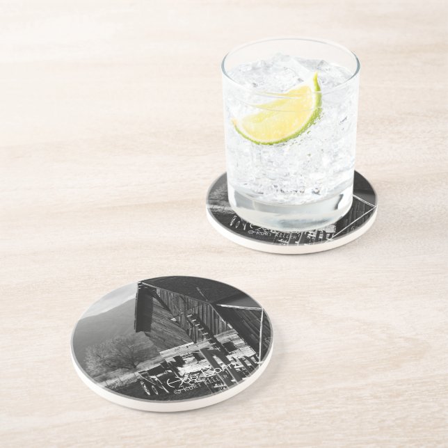 Hay Barn Sandstein Untersetzer (Seite)