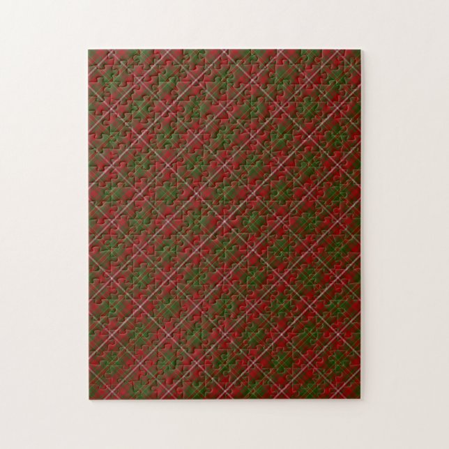 Hay Clan Tartan Pläd Pattern Puzzle (Vertikal)
