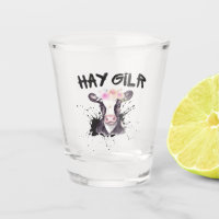 Hay Girl Bauer Funny Cattle Cow Farm Liebhaber