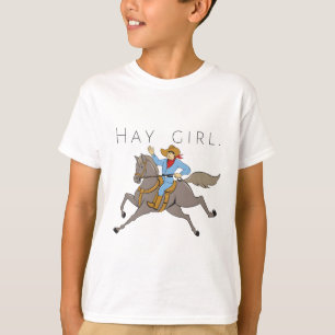 Hay Girl hey Girl komisch T-Shirt