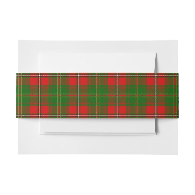 Hay Scottish Tartan Belly Band (Vorderseite Beispiel)