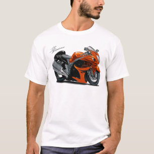 Hayabusa Orangen-Fahrrad T-Shirt
