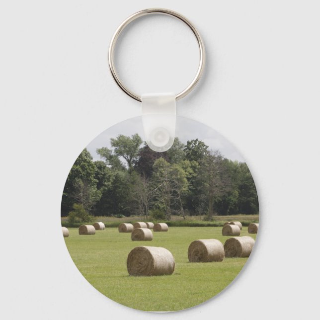 Haybales Schlüsselanhänger (Vorderseite)