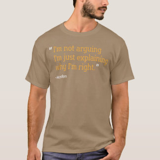 Hayden Geschenk Zitat Lustiger Geburtstag Personal T-Shirt