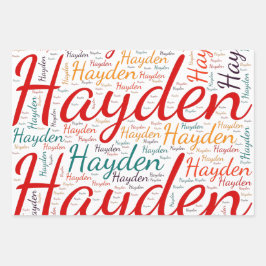 Hayden Geschenkpapier Set