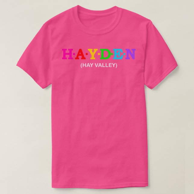 Hayden Hay Valley T-Shirt (Design vorne)