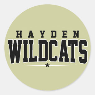 Hayden High School; Wildkatzen Runder Aufkleber
