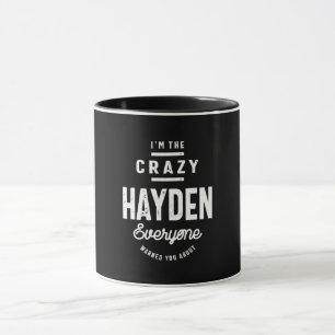 Hayden Personalisiert Name Birthday Gift Tasse
