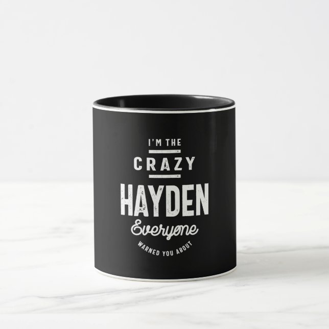 Hayden Personalisiert Name Birthday Gift Tasse (Zentrum)