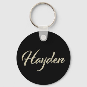 Hayden whitegold Button Schlüsselger Schlüsselanhänger