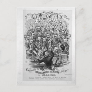 Haydn Amateurorchester von Baltimore Postkarte