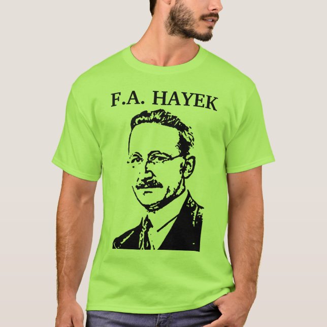 Hayek Monochrom T-Shirt (Vorderseite)