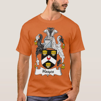 Hayes Coat of Arms Familienwappen T-Shirt
