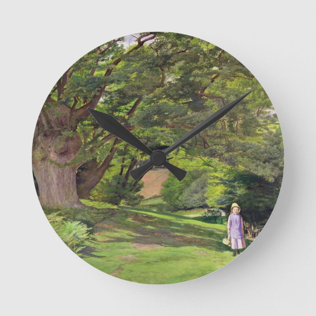 Hayes-Common, 1852-53 (Öl auf Leinwand) Runde Wanduhr (Vorderseite)