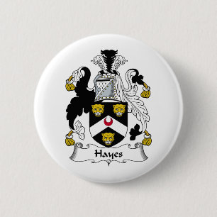 Hayes-Familienwappen Button