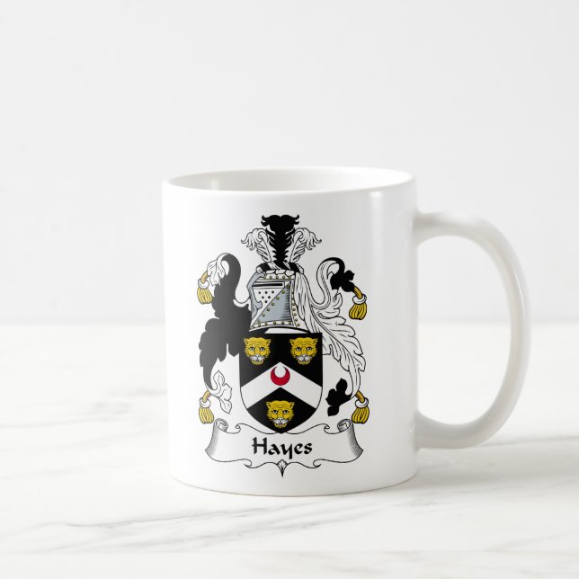 Hayes-Familienwappen Tasse (Rechts)