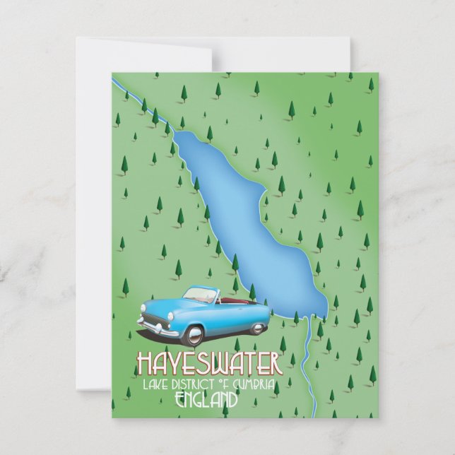 Hayeswater Lake District Reiseplakat (Vorderseite)