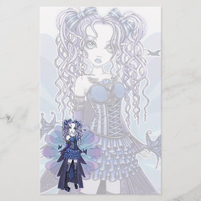 "Haylee" lila Briefpapier (Vorderseite)