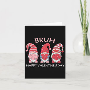 Hayppy Valentine's Day Boxing Gnomes Hearts Men Wo Karte