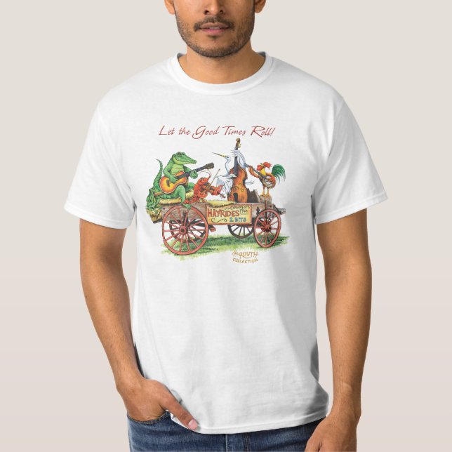 HayrideTshirt ließ die gute Zeitrolle T-Shirt (Vorderseite)