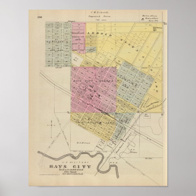 Hays City, Kansas Poster (Vorne)