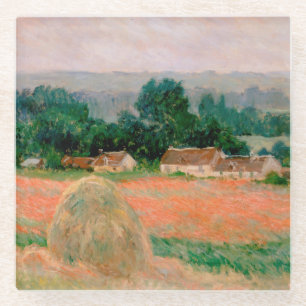 Haystack at Giverny - Claude Monet - 1886 Glasuntersetzer