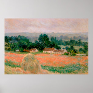 Haystack at Giverny - Claude Monet - 1886 Poster