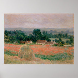 Haystack bei Giverny Poster
