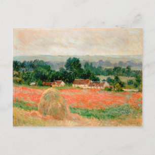 Haystack in Giverny, Claude Monet Postkarte