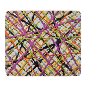 Haystack in Lila 6 x 7 Deko Glasschneidplatinen Schneidebrett