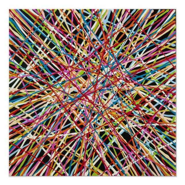 Haystack in Red Perfect Poster (Vorderseite)