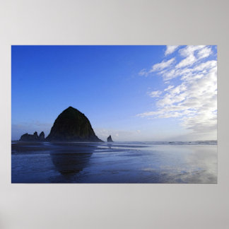 Haystack Rock Blues Poster
