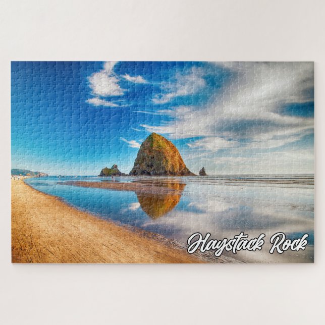Haystack Rock, Cannon Beach, Oregon, USA Puzzle (Horizontal)