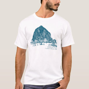 Haystack Rock Illustration T-Shirt