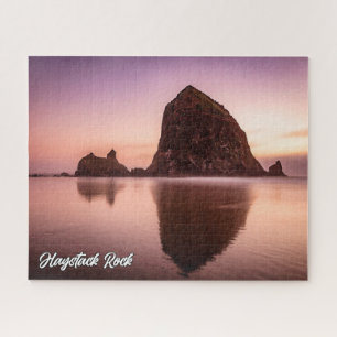 Haystack Rock, Küste von Oregon, USA Puzzle