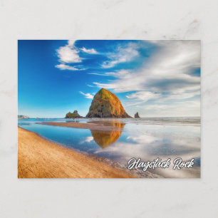 Haystack Rock, Küste von Oregon, Vereinigte Staate Postkarte