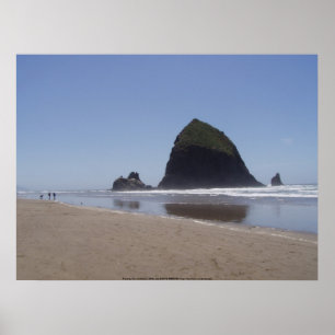 Haystack Rock Poster