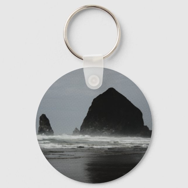 Haystack Rock Schlüsselanhänger (Vorderseite)