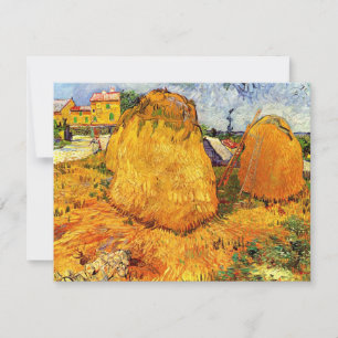 Haystacks in der Provence von Vincent van Gogh