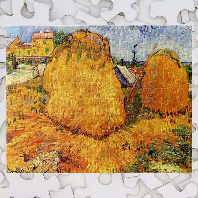 Haystacks in der Provence von Vincent van Gogh Puzzle (Von Creator hochgeladen)