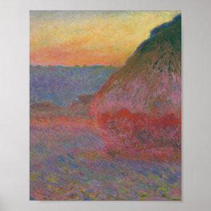 Haystacks (von Claude Monet) Poster