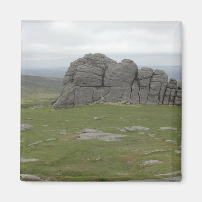 Haytor. Felsen in Devon England. Magnet (Vorne)