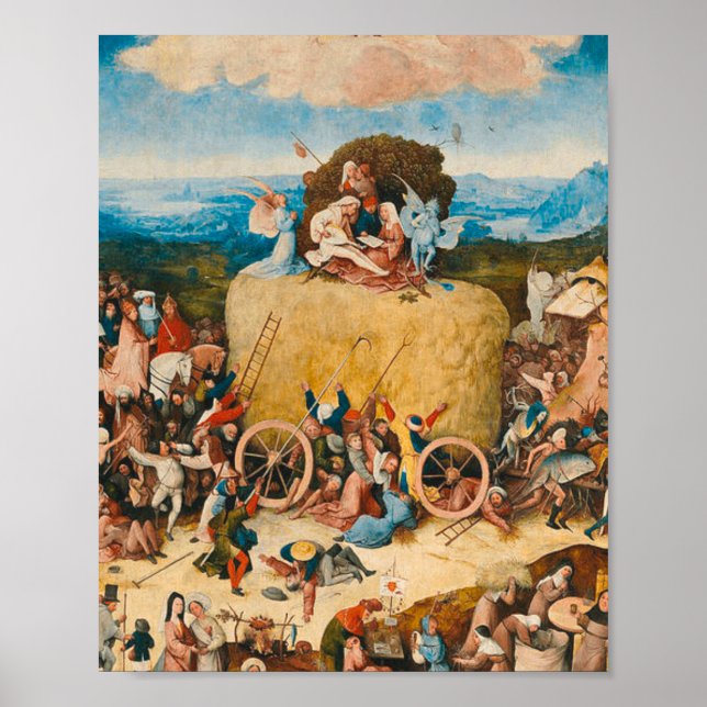 Haywain Triptych - Hieronymus Bosch Poster (Vorne)