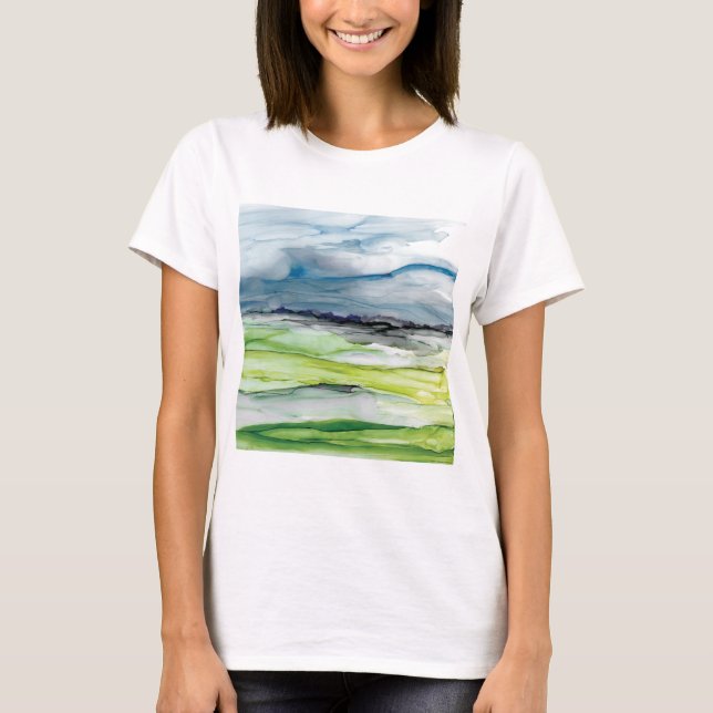 HAZ01 gewaschene Vistas 1.tif T-Shirt (Vorderseite)