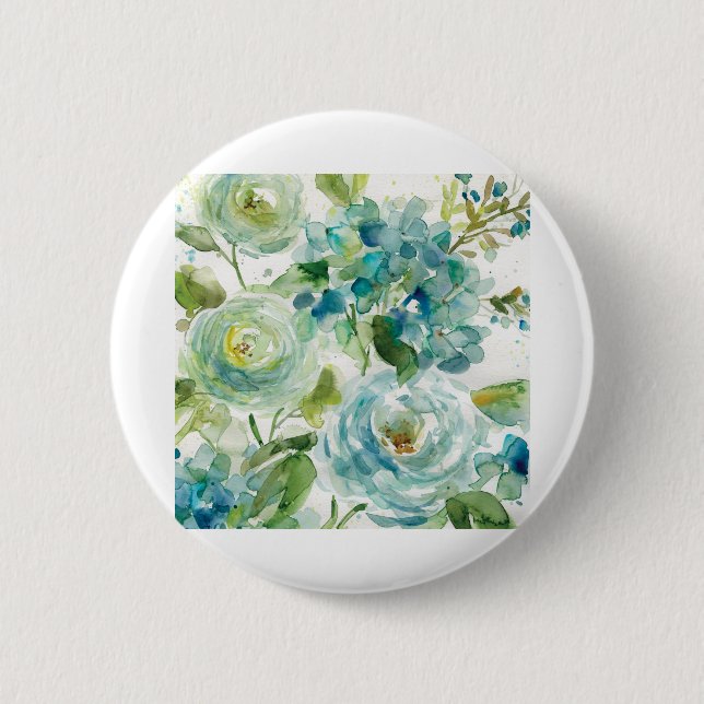 HAZ06 cooler Watercolor Floral.tif Button (Vorderseite)