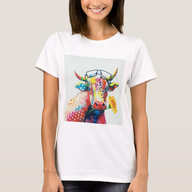 HAZ27 Cow.tif T-Shirt (Vorderseite)