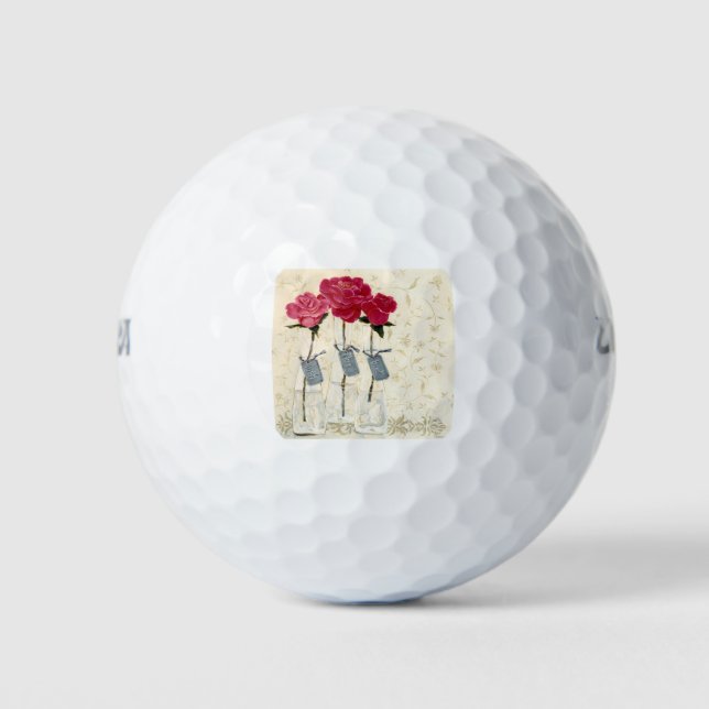 HAZ35 Inspiriert Pink.tif Golfball (Vorderseite)