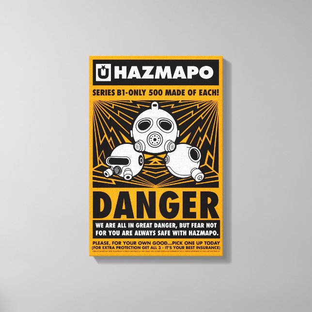 Haz Classic Poster (B1_All 3) auf Leinwand (Vorderseite)