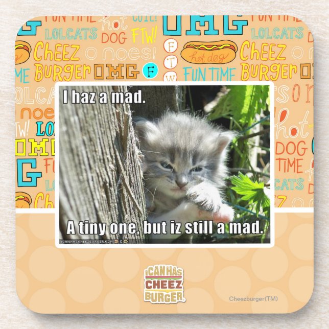 Haz I ein wütendes Getränkeuntersetzer (Vorderseite)